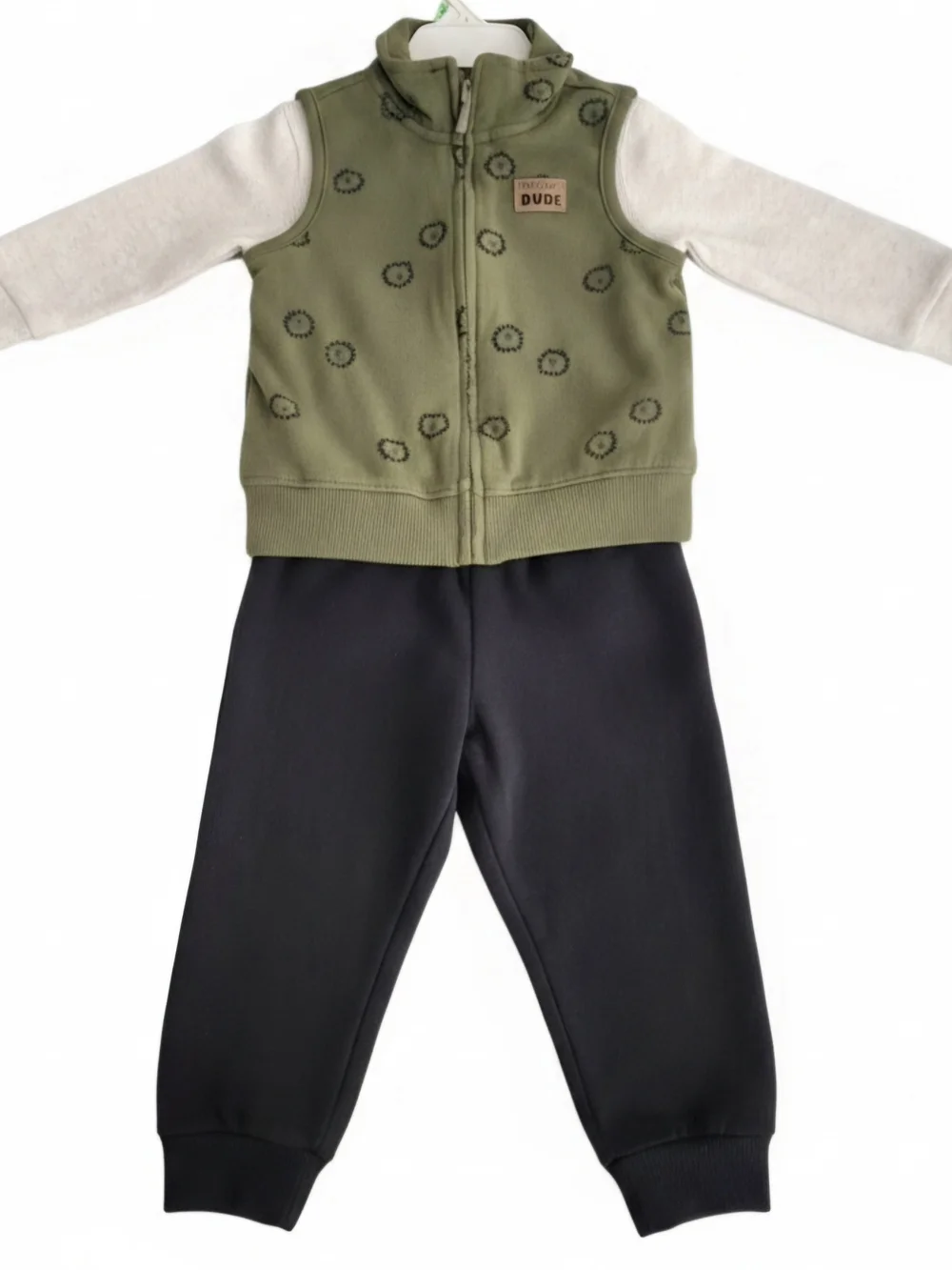 Carter's Zip Up Vest 3 Piece Play Set 18 Months